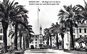 Hussein-Dey - 19e Regiment du Genie - Gloire a ceux qui sont Morts pour elle